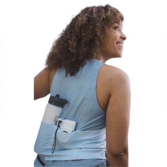 Wonderly Long Day Hiking Teal Tank Top Size M - Picture 6 of 7